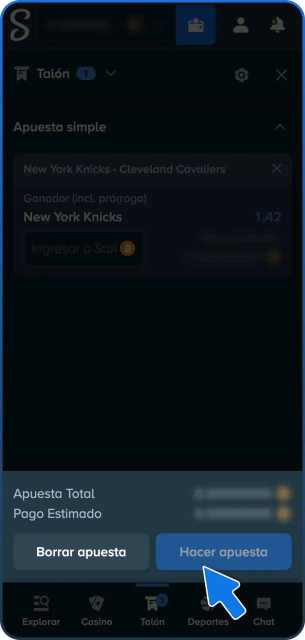 Date prisa y haz tu apuesta ganadora en Stake.