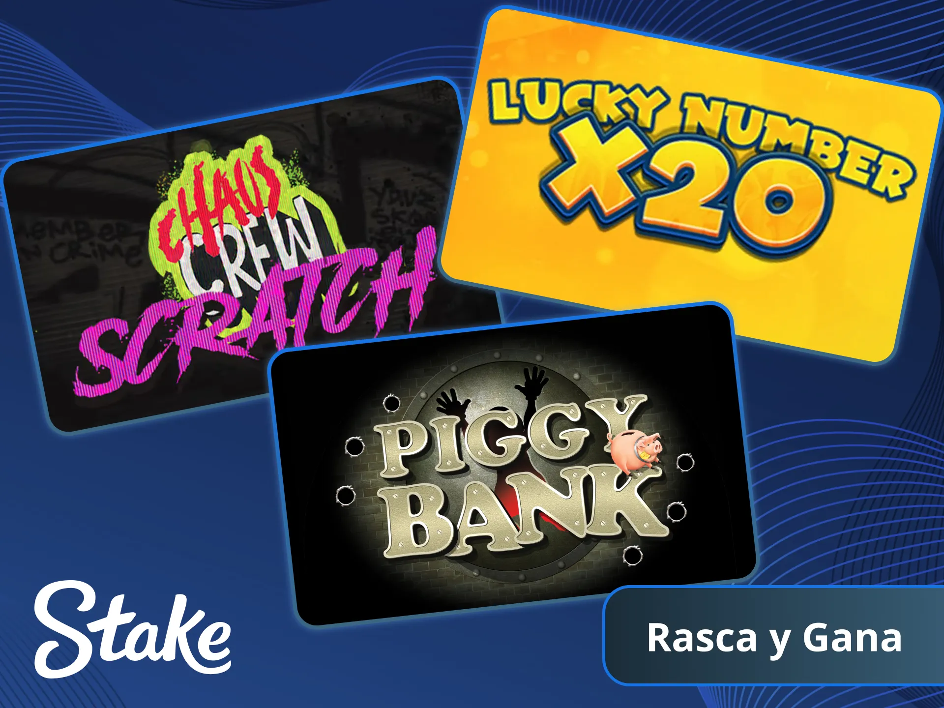 Prueba suerte en Rasca y Gana aprovechando tu Bono de Stake casino.