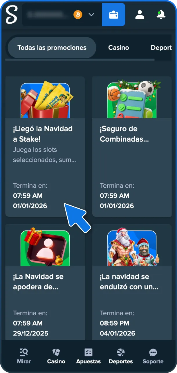 Reclama tu bono de bienvenida y aumenta tu saldo en Stake casino Peru.