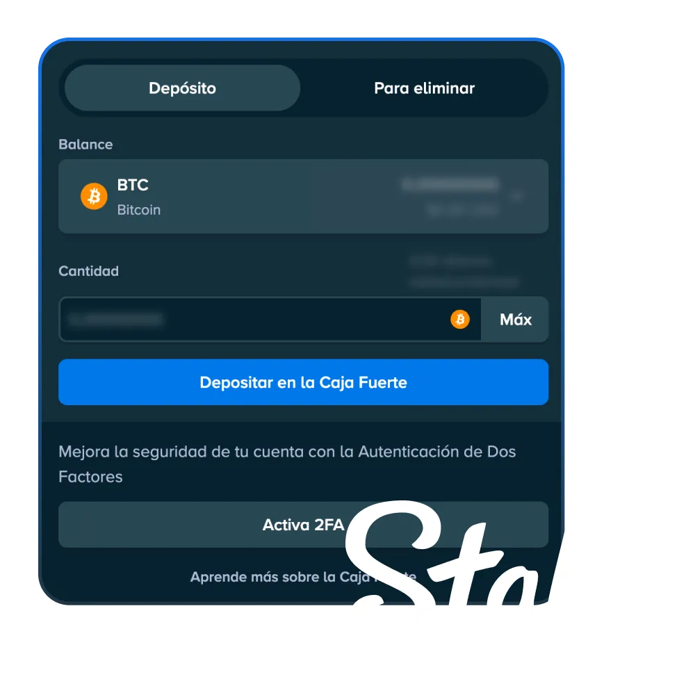 Haz un depósito y comienza a apostar en deportes en Stake.