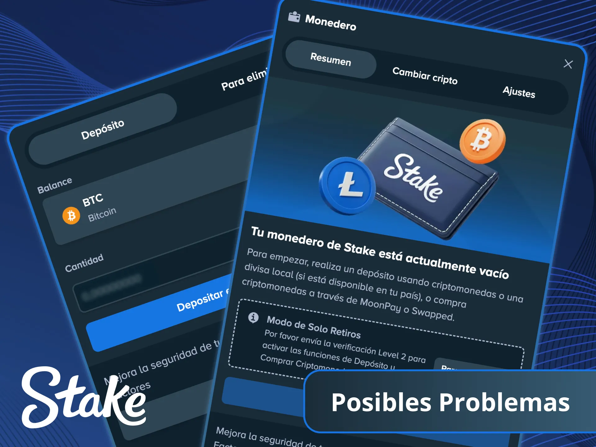 Haz un depósito y prueba suerte en Stake.