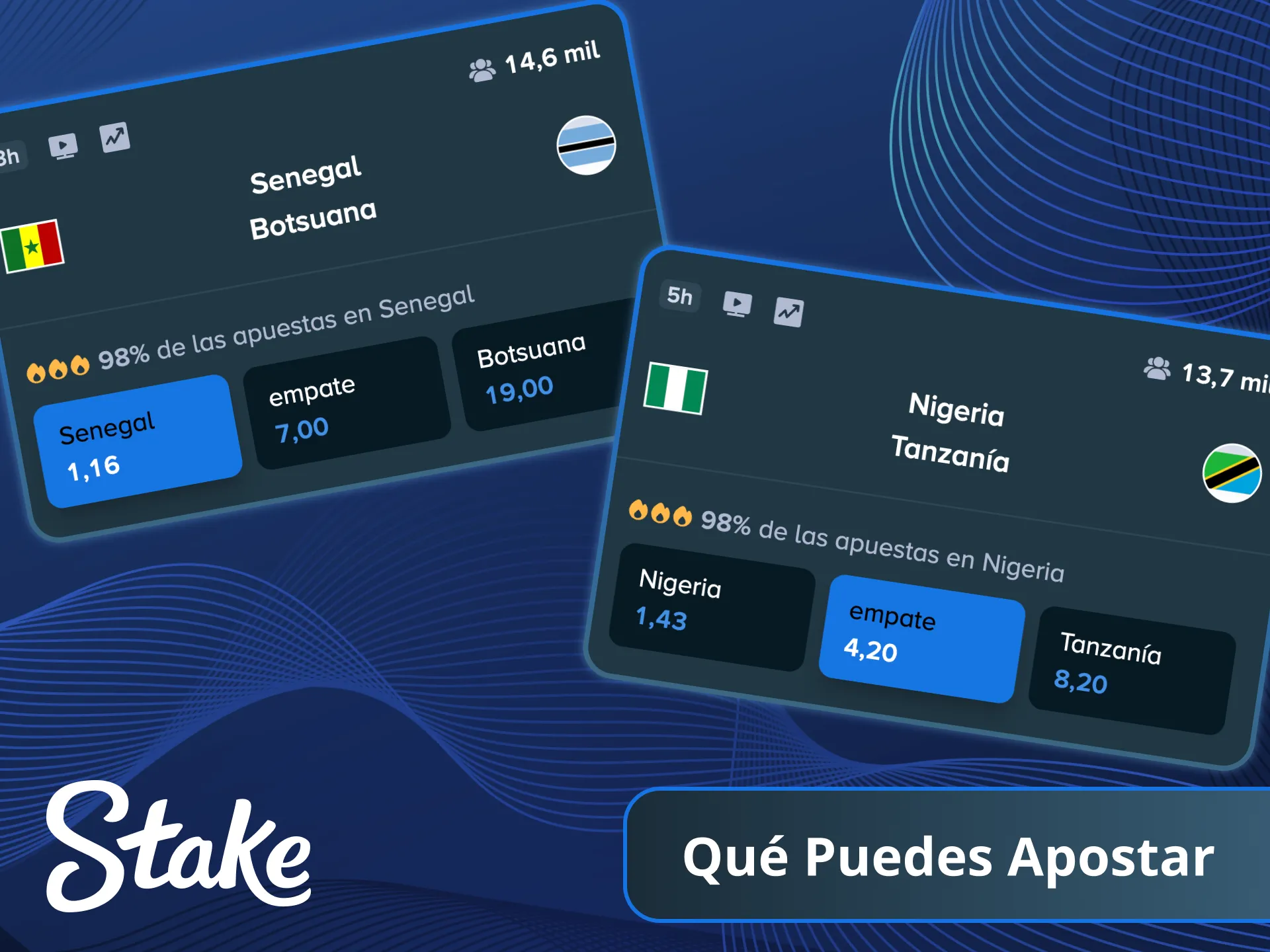 Reclama tus ganancias de tus apuestas deportivas en Stake.