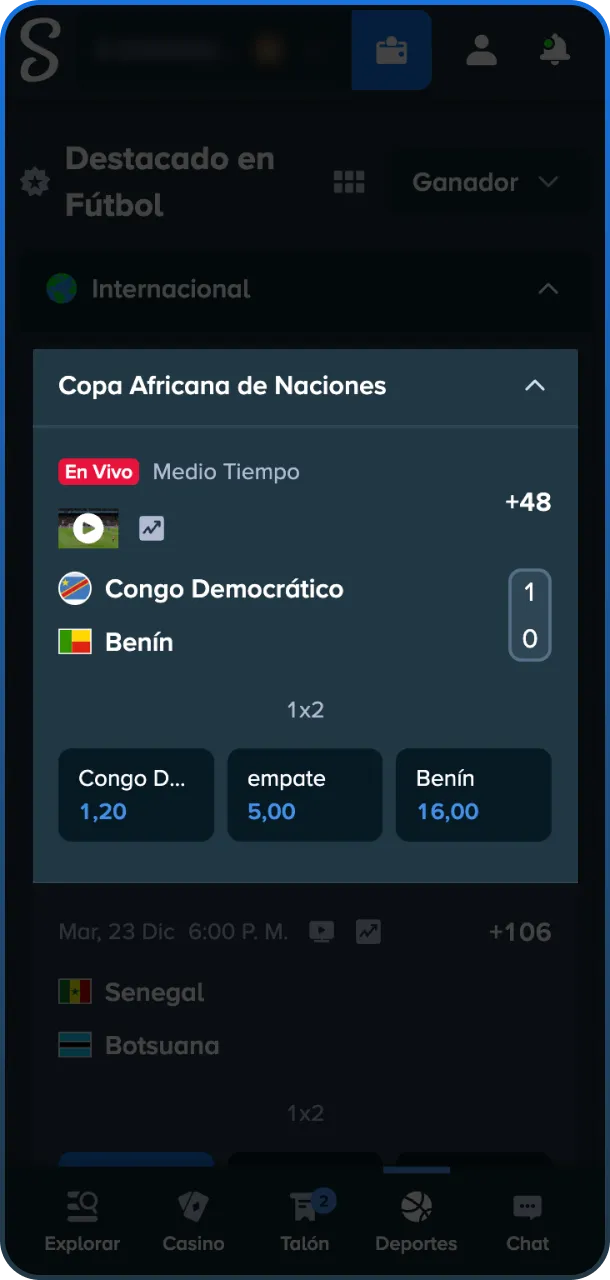 Las mejores ganancias en apuestas de fútbol en Stake.