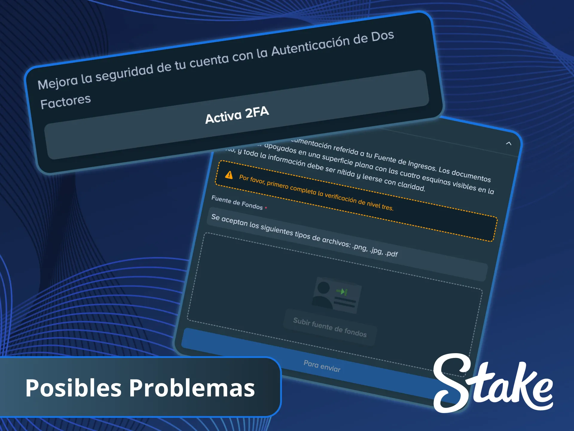 Obtenga sus ganancias en Stake rápidamente.