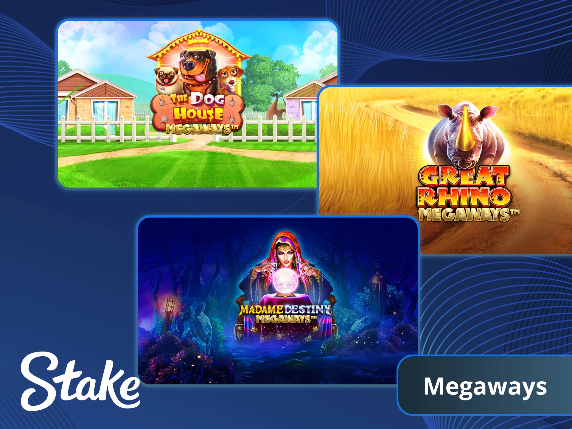 Multiplica tus oportunidades de ganar con las tragamonedas Megaways en Stake.