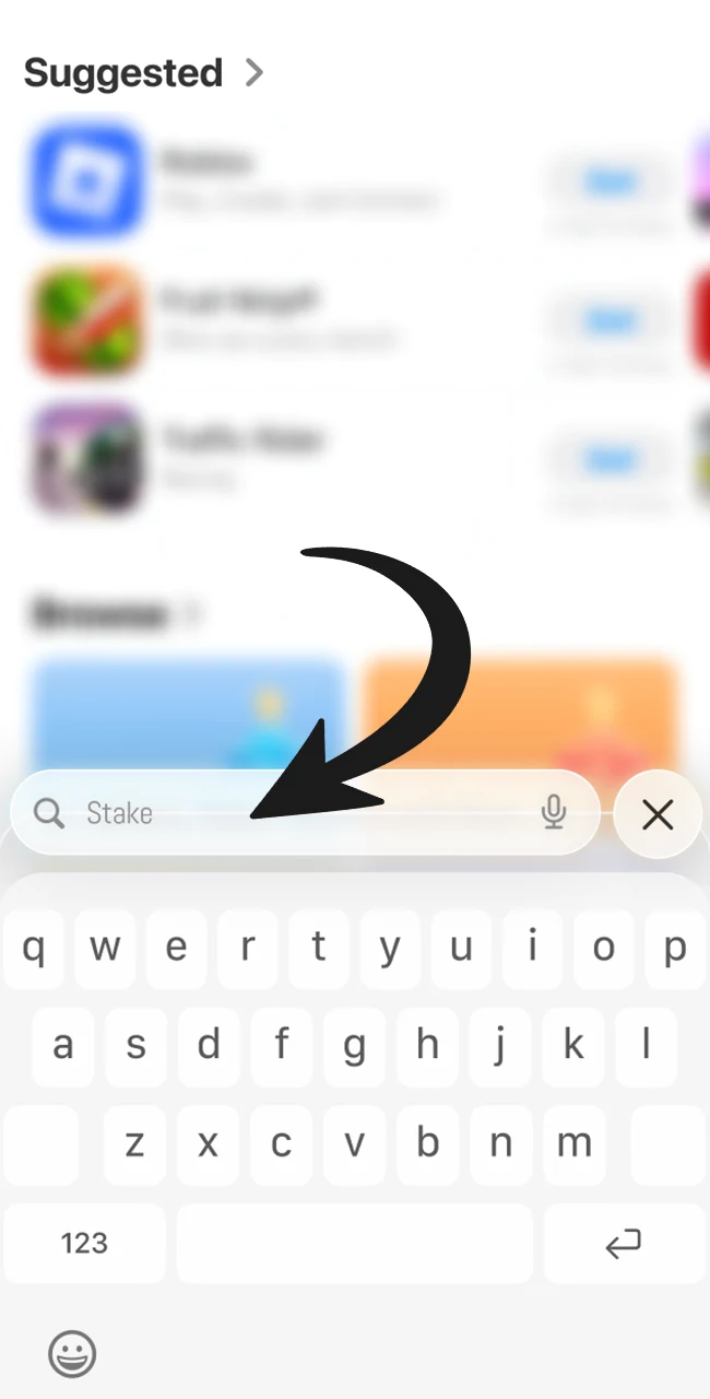Encontrá el enlace de descarga directo en el sitio oficial Stake.