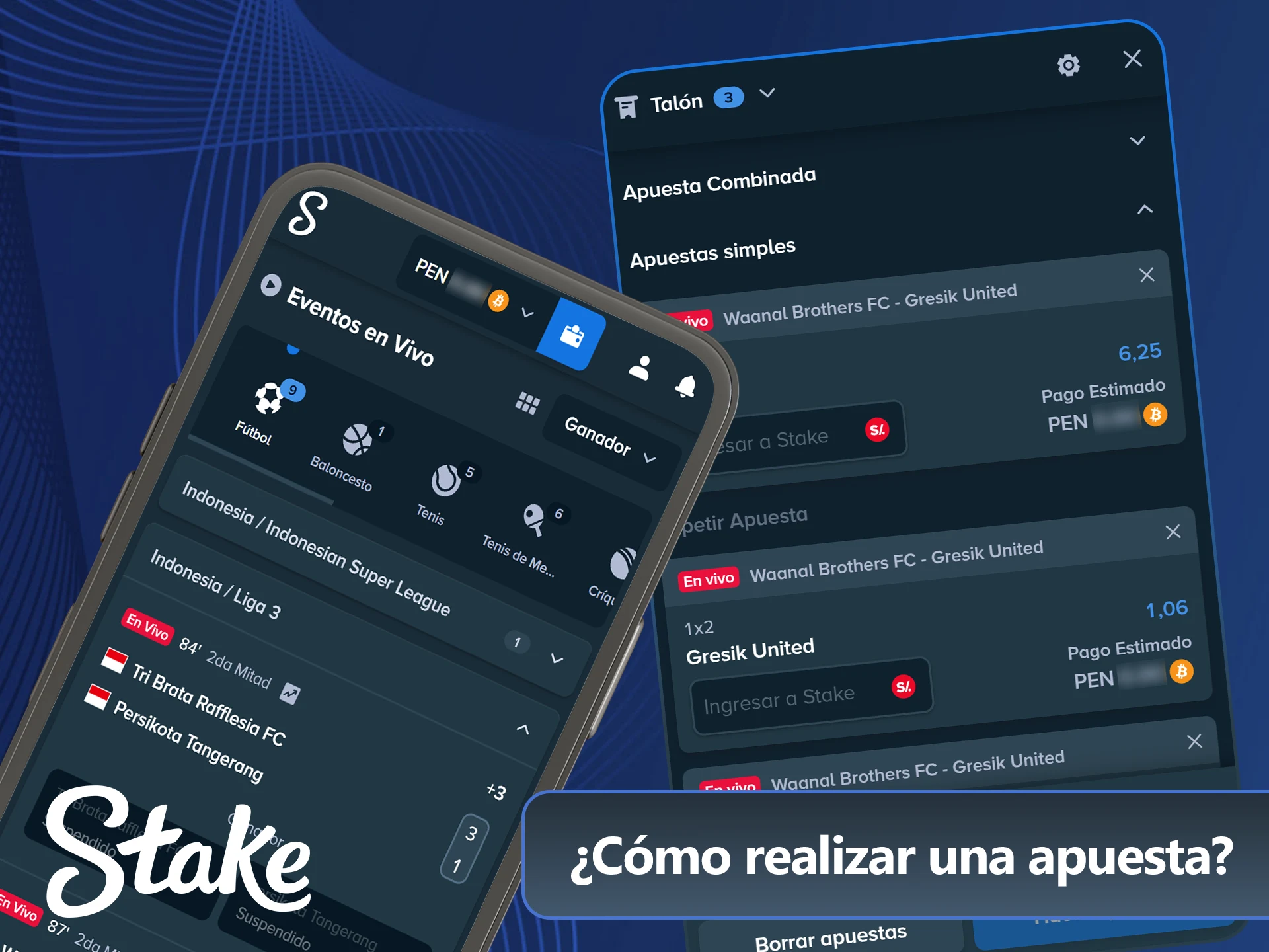 Aprendé a apostar desde el celular en el sitio oficial Stake.