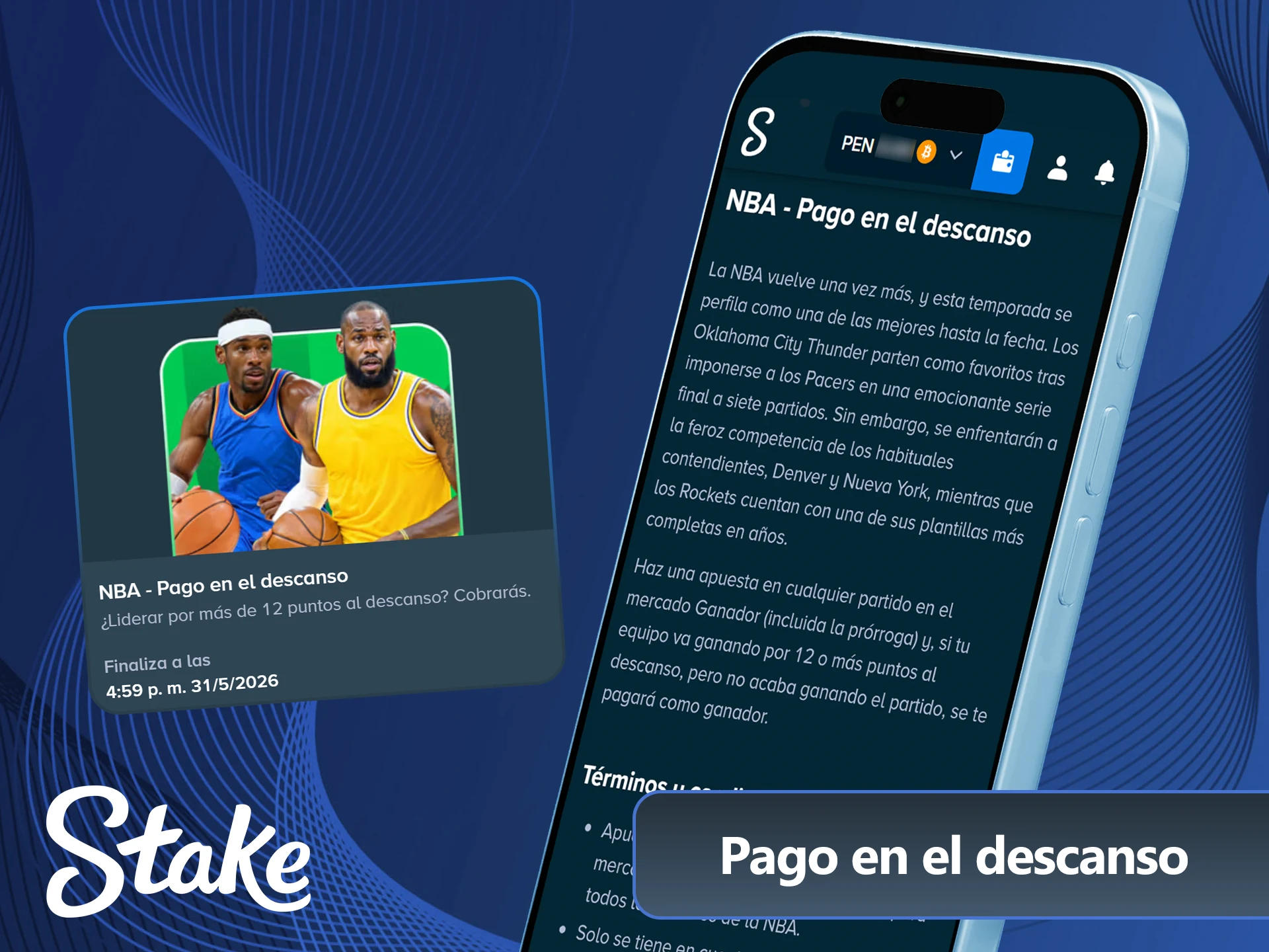 Aprovechá la oferta de básquetbol en el sitio oficial Stake Perú.