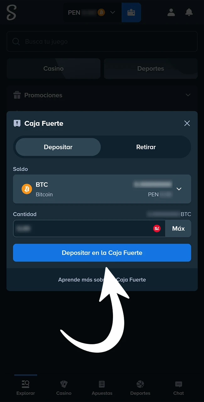 Cargá saldo para jugar ahora en el sitio oficial Stake Perú.