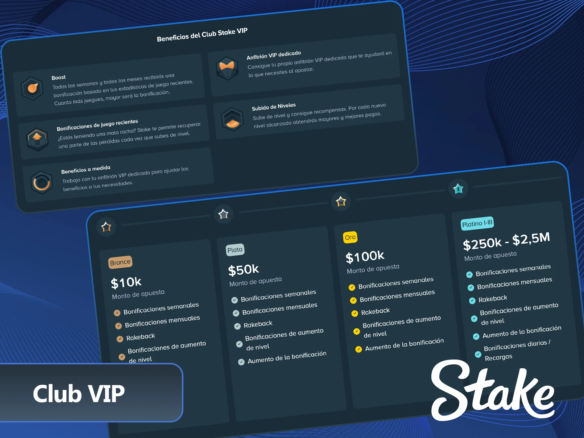 Recibí beneficios exclusivos siendo VIP en el sitio oficial Stake hoy.