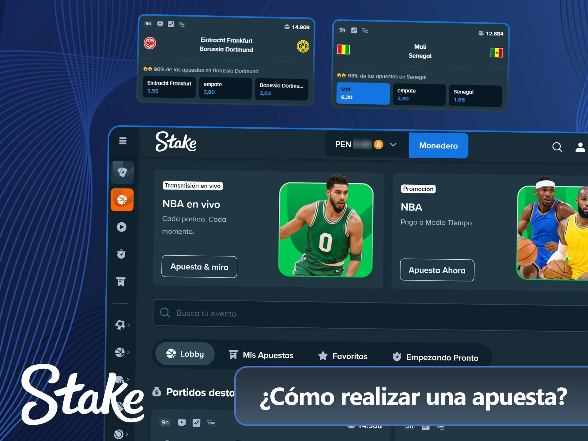 Aprendé a apostar fácilmente dentro del sitio oficial Stake ahora.