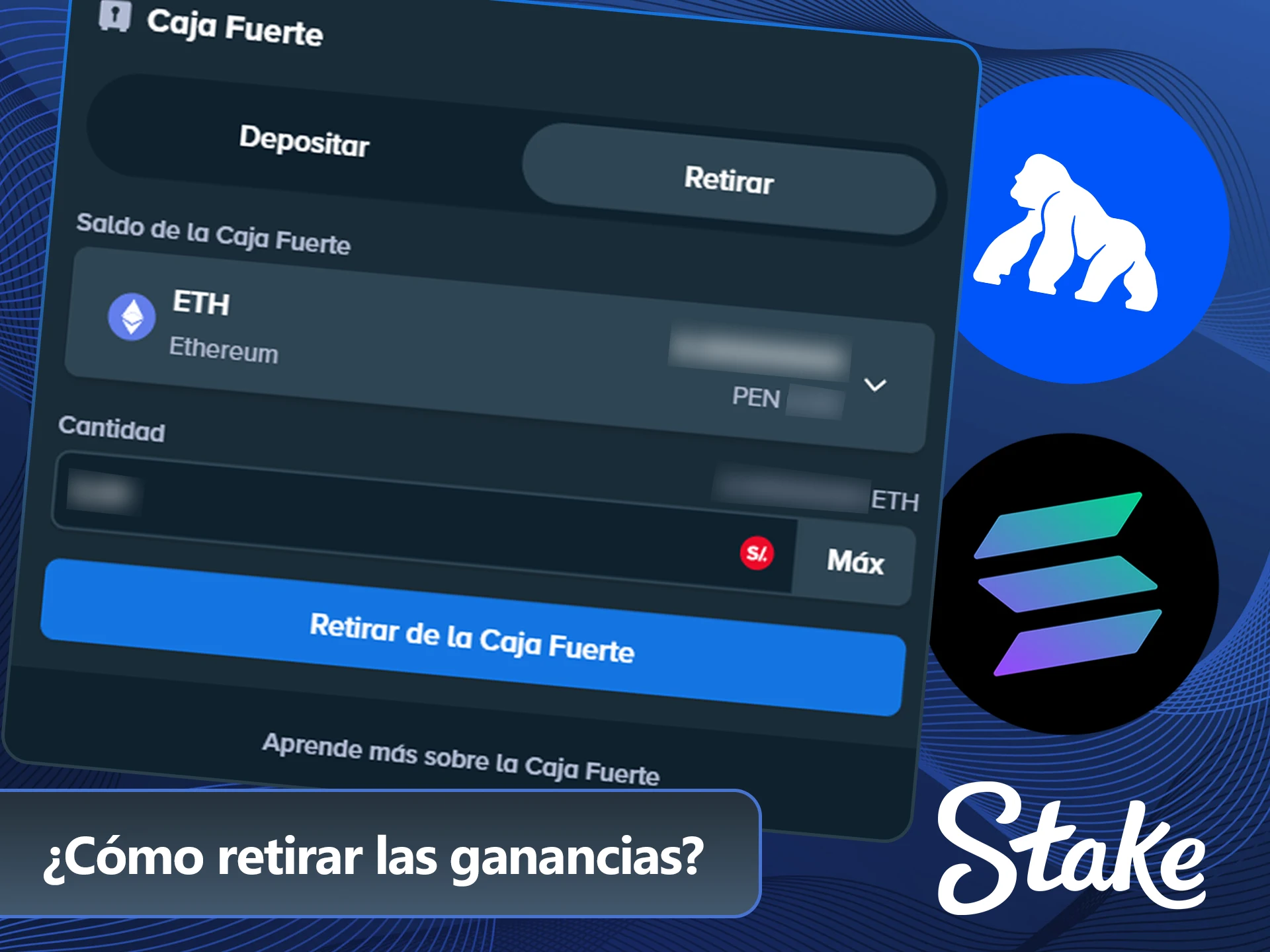 Retirá tu dinero acumulado en el sitio oficial Stake ahora mismo.